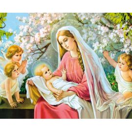 Obrazek 20x25 - Matka Boża z Dzieciątkiem (3) - OBRAZY RELIGIJNE - Nowość