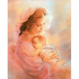 Obrazek 20x25 - Matka Boża z Dzieciątkiem (4) - OBRAZY RELIGIJNE - Nowość