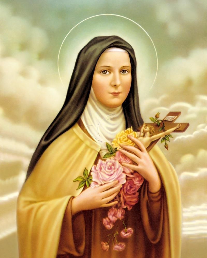 Obrazek 20x25 - Święta Teresa od Dzieciątka Jezus i Najświętszego Oblicza