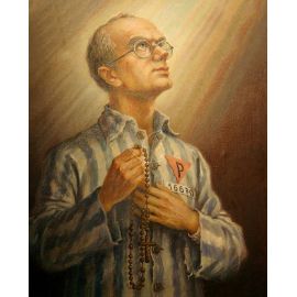 Obrazek 20x25 - Św. Maksymilian Kolbe - OBRAZY RELIGIJNE - Nowość