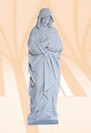 Figura Matka Boża Bolesna biała - 100 cm - Matka Boża Bolesna