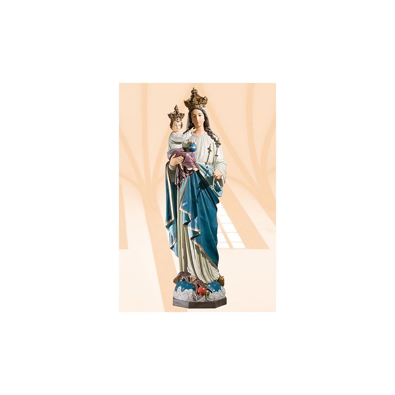 Figura Matka Boża Królowa Świata kolor 100 cm - Figura Matka Boża Królowa Świata kolor 100 cm