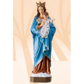 Figura Matka Boża Wspomożycielka kolor 65 cm - Matka Boża Królowa Świata - Nowość