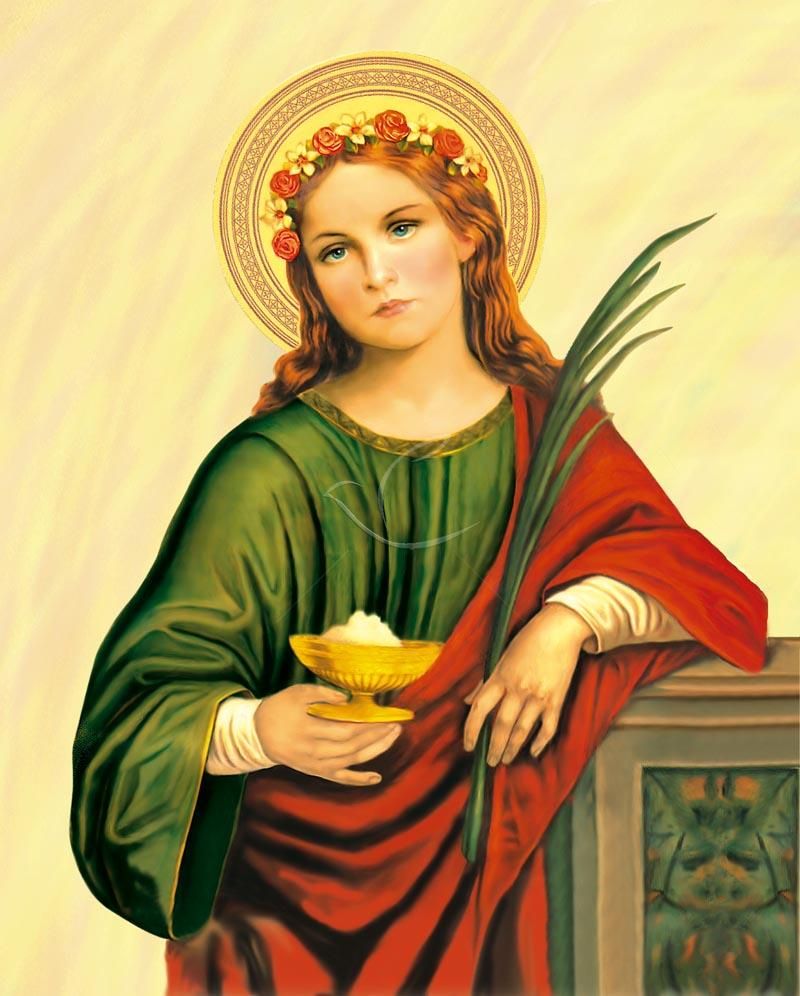 Obrazek 20x25 - Św. Agata