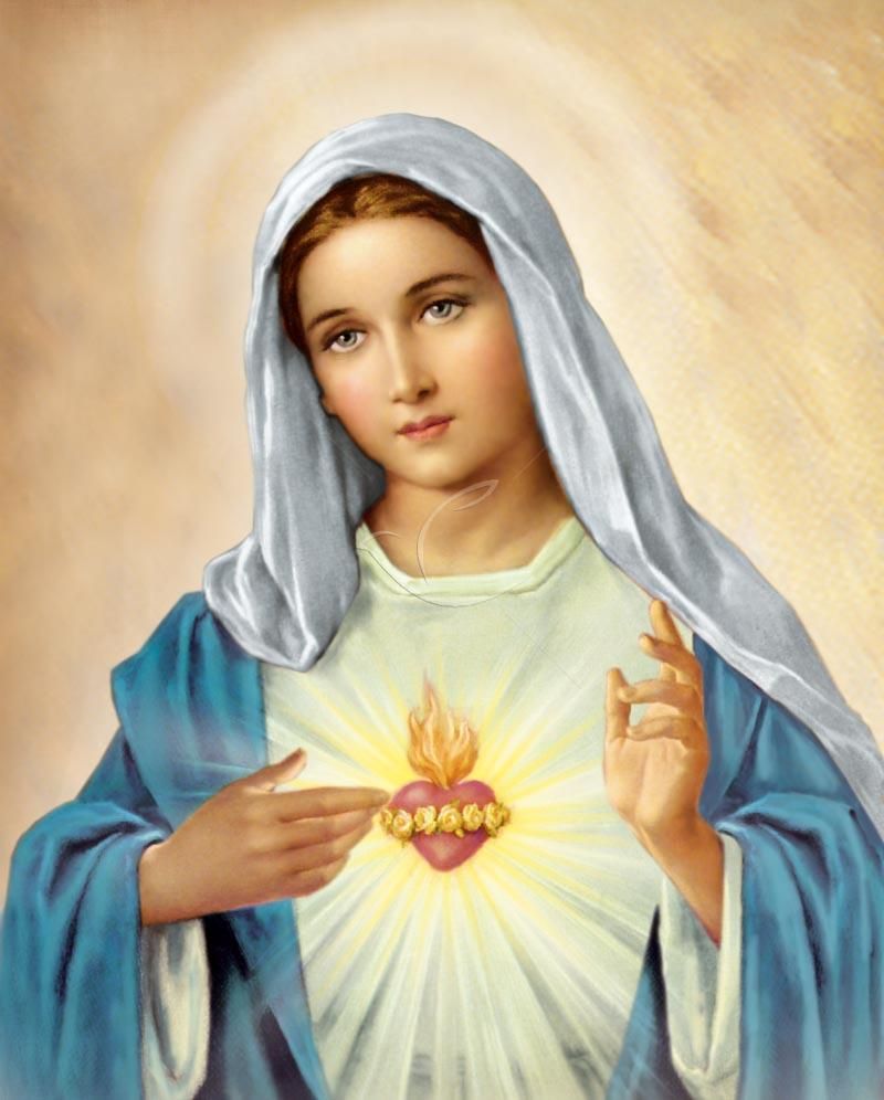 Obrazek 20x25 - Niepokalane Serce Maryi