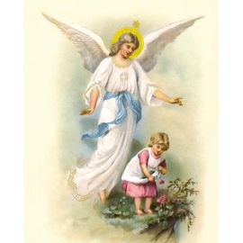 Obrazek 20x25 - Anioł Stróż (4) - OBRAZY RELIGIJNE - Nowość