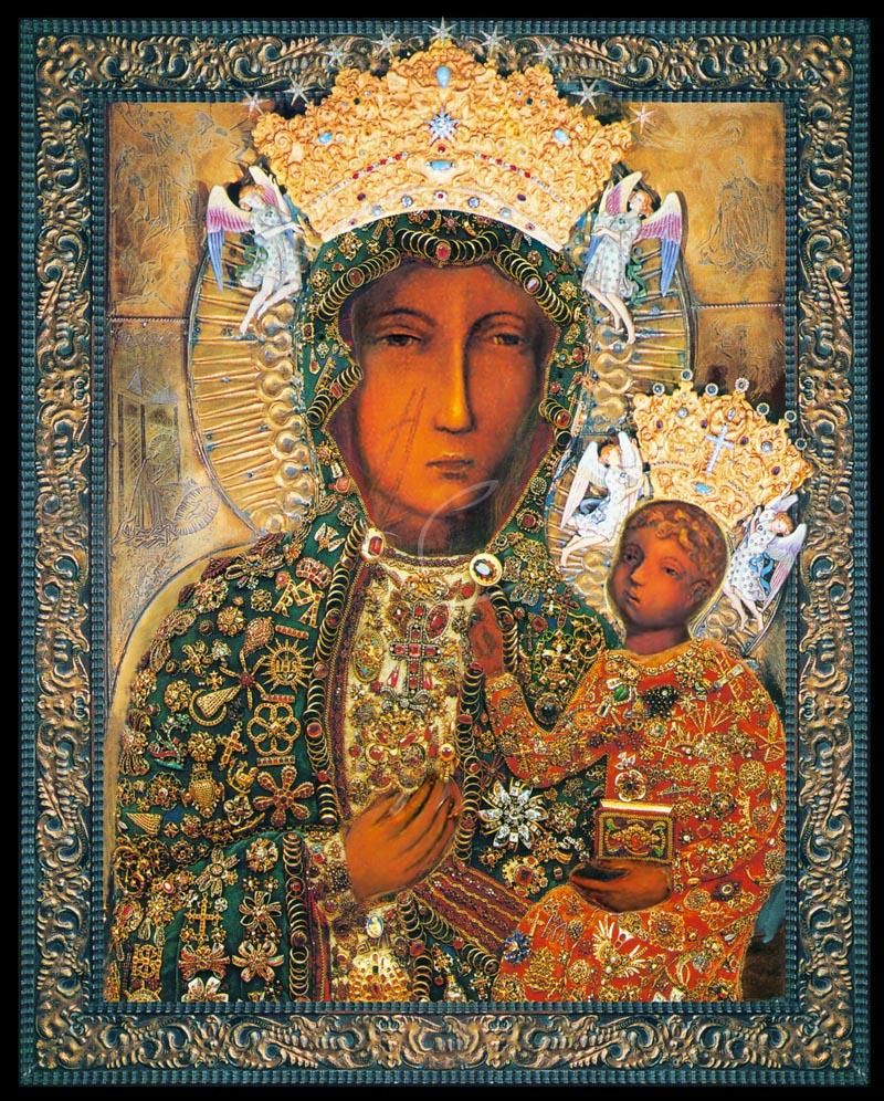 Obrazek 20x25 - Matka Boża Częstochowska