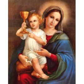 Obrazek 20x25 - Matka Boża z Dzieciątkiem - OBRAZY RELIGIJNE - Nowość