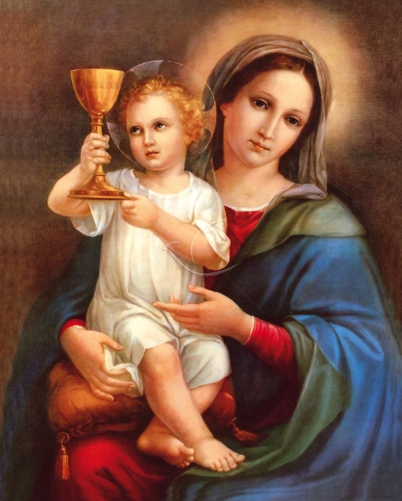 Obrazek 20x25 - Matka Boża z Dzieciątkiem