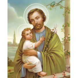 Obrazek 20x25 - Św. Józef z dzieciątkiem Jezus - OBRAZY RELIGIJNE - Nowość
