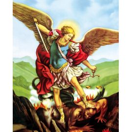 Obrazek 20x25 - Św. Michał Archanioł - OBRAZY RELIGIJNE - Nowość