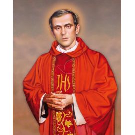 Obrazek 20x25 - Bł. Ks. Jerzy Popiełuszko - OBRAZY RELIGIJNE - Nowość