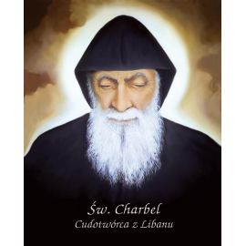 Obrazek 20x25 - Św. Charbel - OBRAZY RELIGIJNE - Nowość