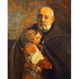 Obrazek 20x25 - Św. Brat Albert - OBRAZY RELIGIJNE - Nowość