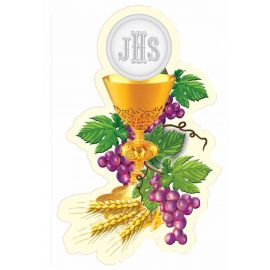Emblemat na Boże Ciało 50x70 cm - wzór eucharystyczny (7) - Emblematy na Boże Ciało - Nowość