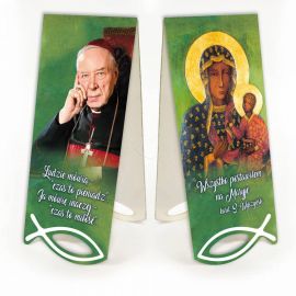 Zakładka Matka Boża Częstochowska - Kardynał Wyszyński - Zakładki religijne do książek - Nowość