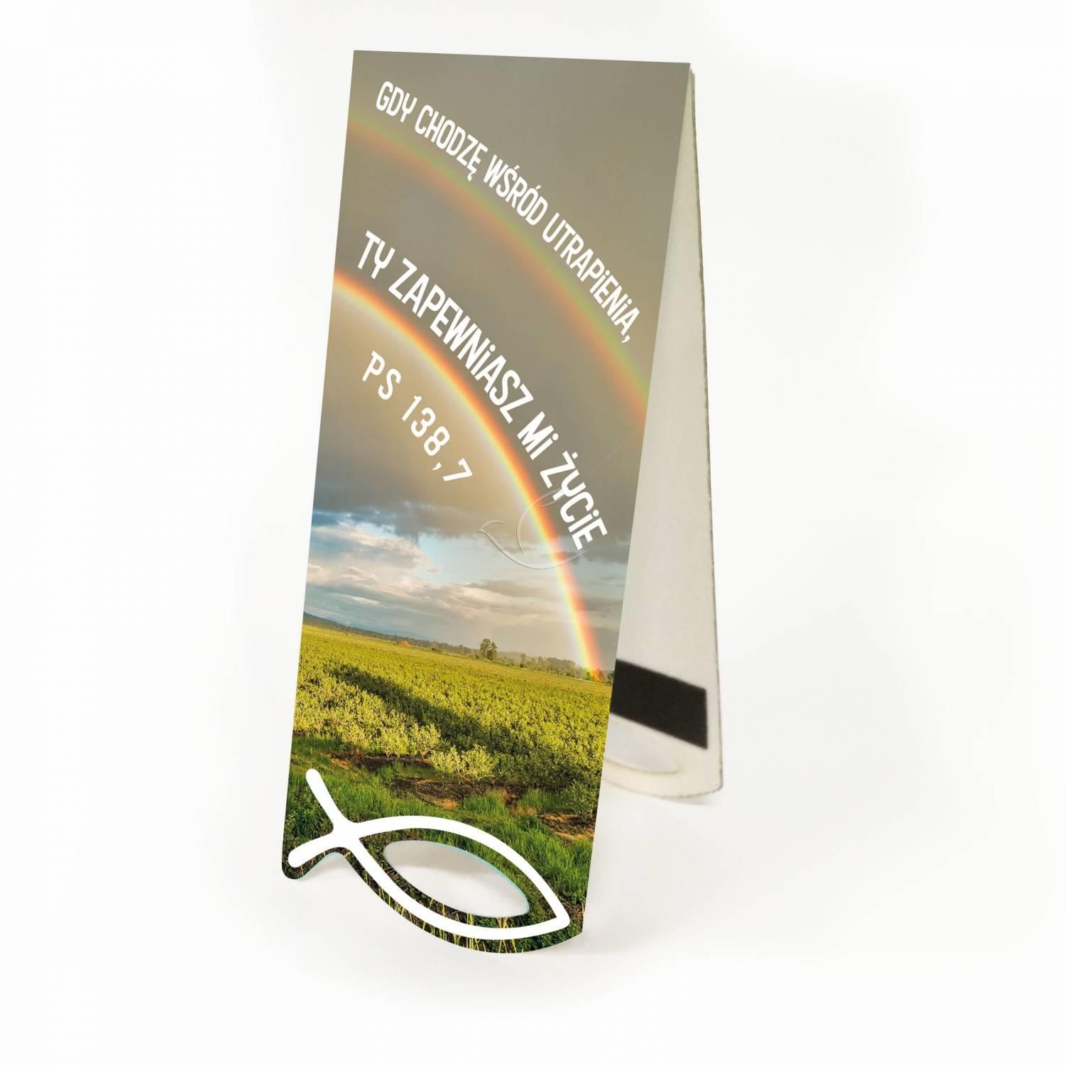 Zakładka Krajobraz Sentencja - Gdy chodzę wśród utrapienia...