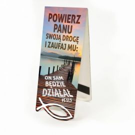 Zakładka Krajobraz Sentencja - Powierz Panu swoją drogę... - Zakładki religijne do książek - Nowość