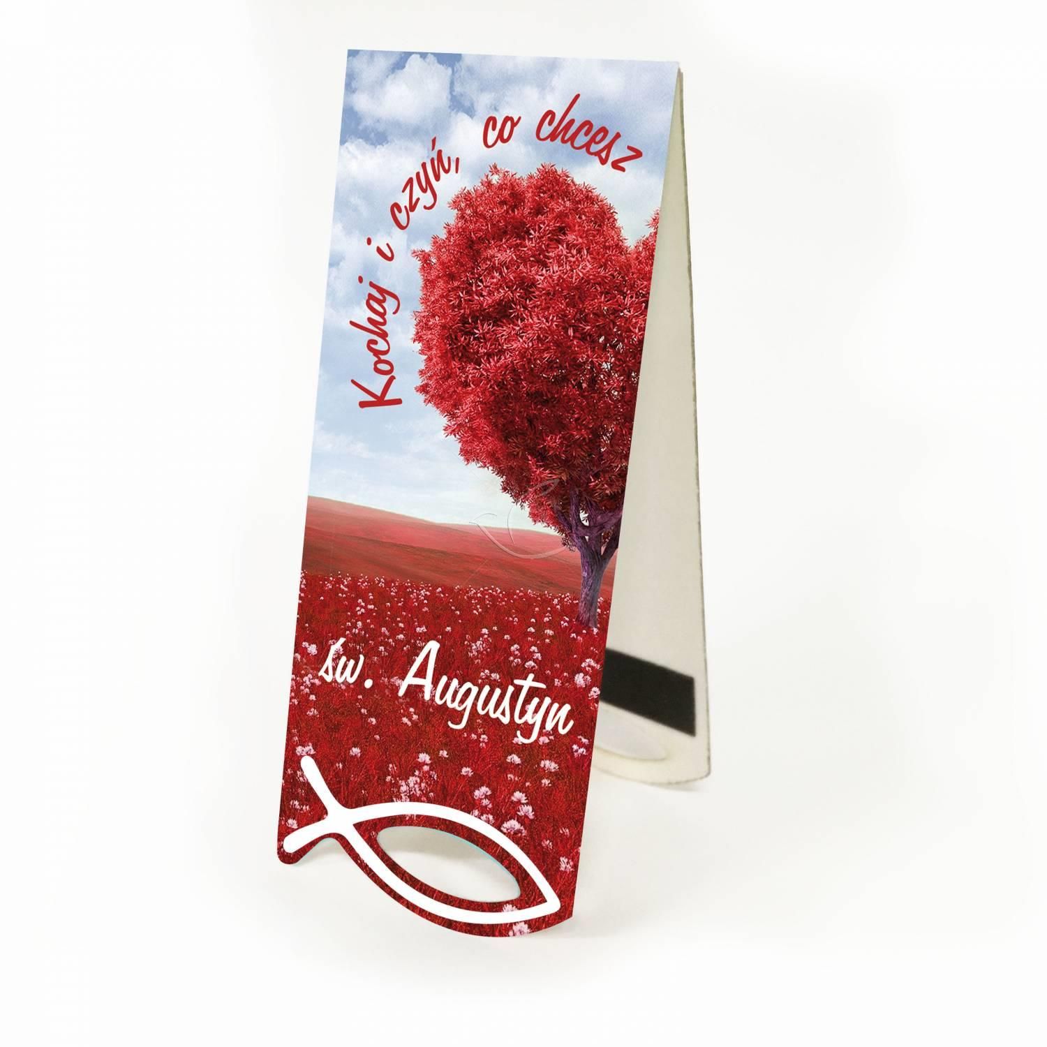 Zakładka Krajobraz Sentencja - Kochaj i czyń...