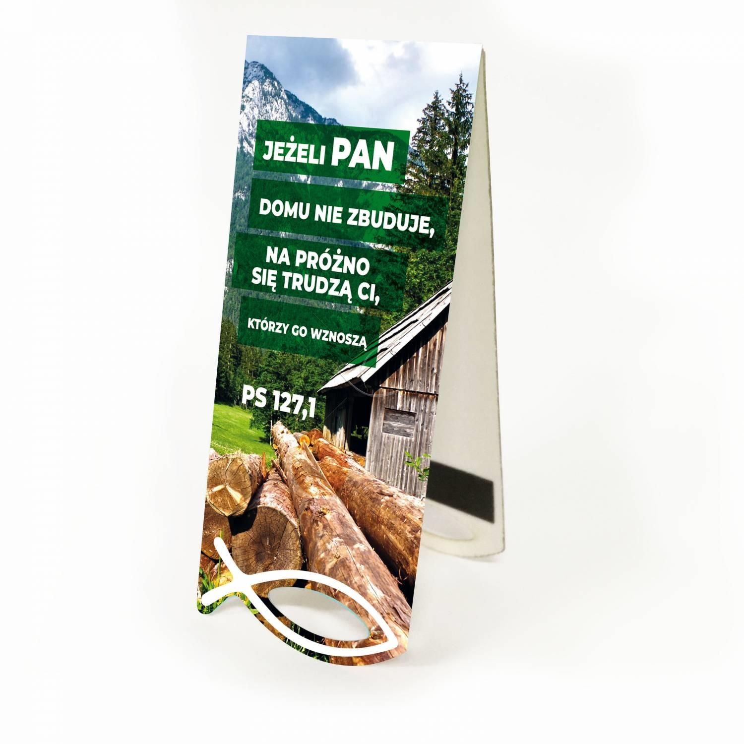 Zakładka Krajobraz Sentencja - Jeżeli Pan domu nie zbuduje...