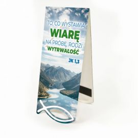 Zakładka Krajobraz Sentencja - To, co wystawia wiarę... - Zakładki religijne do książek - Nowość