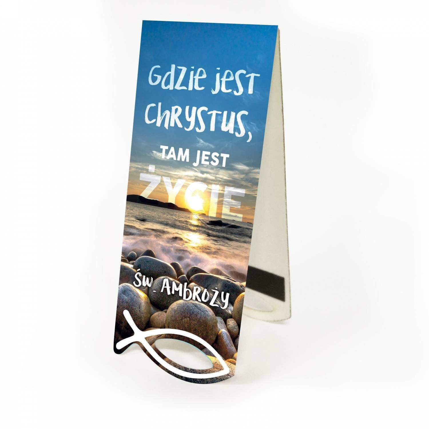 Zakładka Krajobraz Sentencja - Gdzie jest Chrystus...