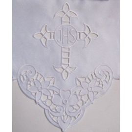 Obrus ołtarzowy haftowany - wzór eucharystyczny (113) - OBRUSY OŁTARZOWE - Nowość