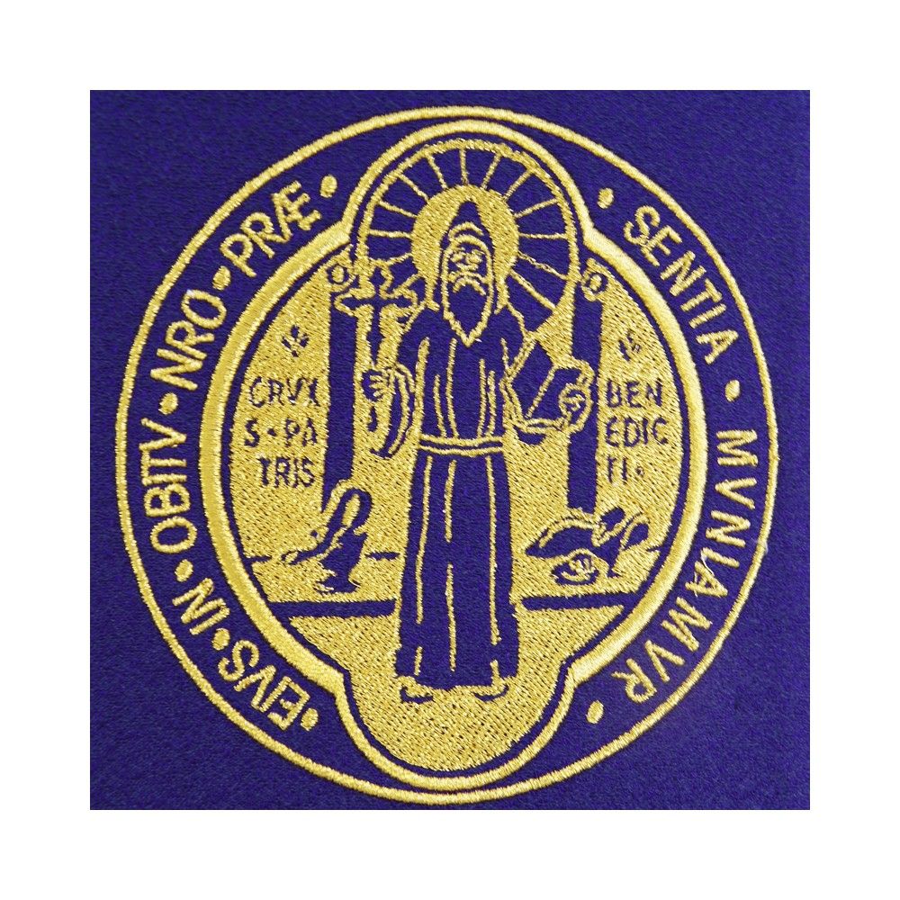 Stuła dwustronna Święty Benedykt - zdjęcie 2 - Stuła dwustronna Święty Benedykt