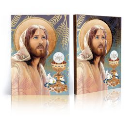 Pamiątka Pierwszej Komunii Świętej - Ikona Jezus Chrystus (1) - Sakrament Komunii Świętej - Nowość