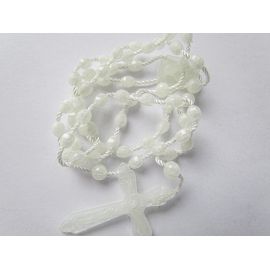 Różaniec plastikowy model fosfor - RÓŻAŃCE, KORONKI, TAJEMNICE RÓŻAŃCOWE - Nowość