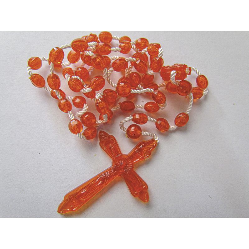 Różaniec plastikowy model arancione - Różaniec plastikowy model arancione