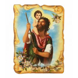 Magnes  Święty Krzysztof - MAGNESY RELIGIJNE - Nowość