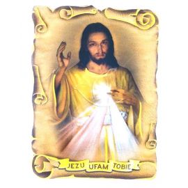 Magnes Jezu Ufam Tobie (1) - MAGNESY RELIGIJNE - Nowość