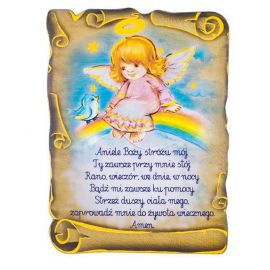 Magnes  Aniołek - Aniele Boży Stróżu Mój (1) - MAGNESY RELIGIJNE - Nowość