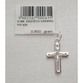 Krzyżyk srebrny 0,8 g - BIŻUTERIA SREBRNA - Nowość