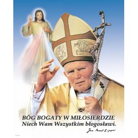 Obrazek 20x25 - Bóg Bogaty w Miłosierdzie - OBRAZY RELIGIJNE - Nowość