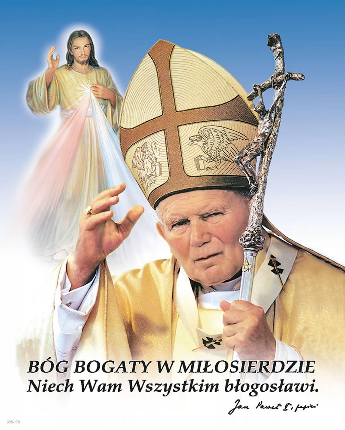 Obrazek 20x25 - Bóg Bogaty w Miłosierdzie