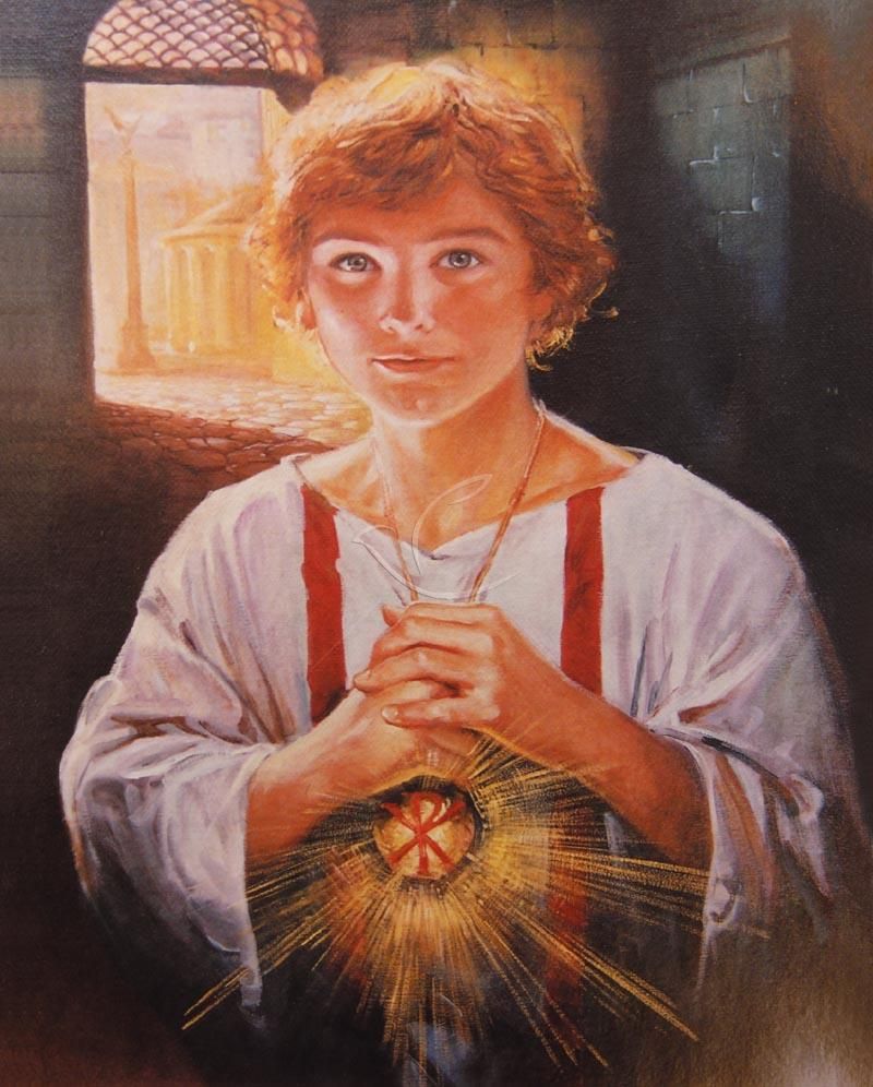 Obrazek 20x25 - Święty Tarsycjusz patron ministrantów