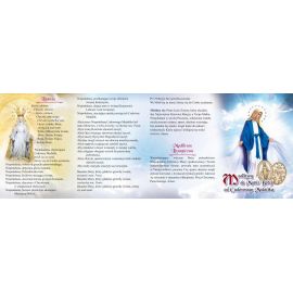 Folder składany Modlitwy do Matki Bożej od Cudownego Medalika 15x11 - Folder religijny - Nowość