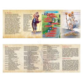 Folder składany 10x7 cm Modlitwy do św. Krzysztofa - Folder religijny - Nowość