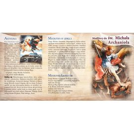 Folder składany Modlitwy do św. Michała Archanioła - Folder religijny - Nowość