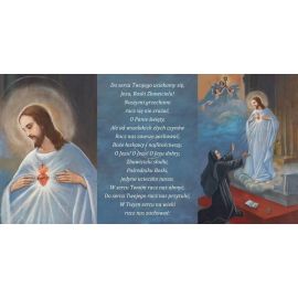 Folder składany Serce Jezusa - Folder religijny - Nowość