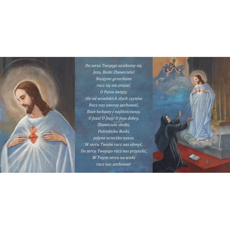 Folder składany Serce Jezusa - Folder składany Serce Jezusa