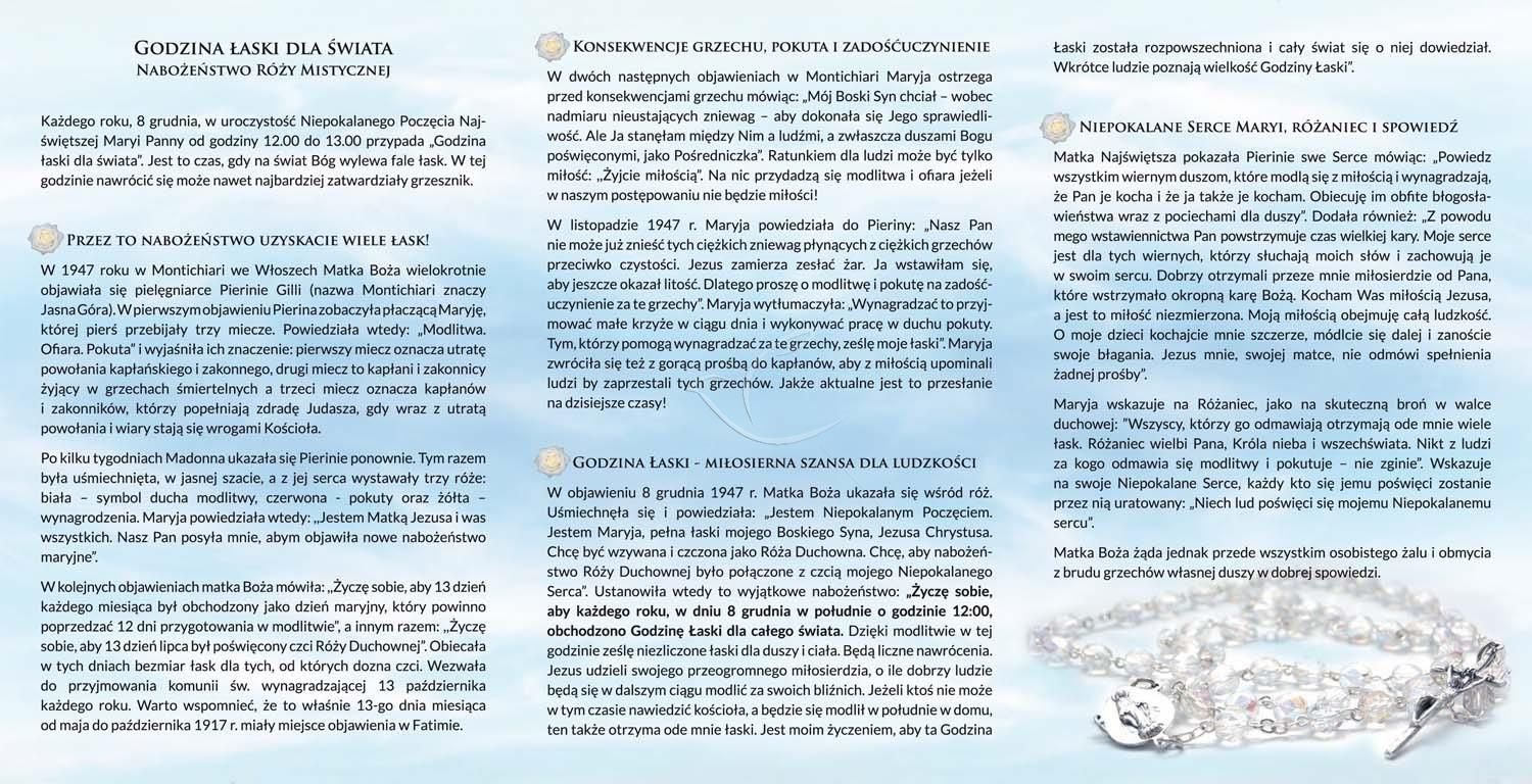 Folder składany Godzina Łaski dla Świata - zdjęcie 2 - Folder składany Godzina Łaski dla Świata