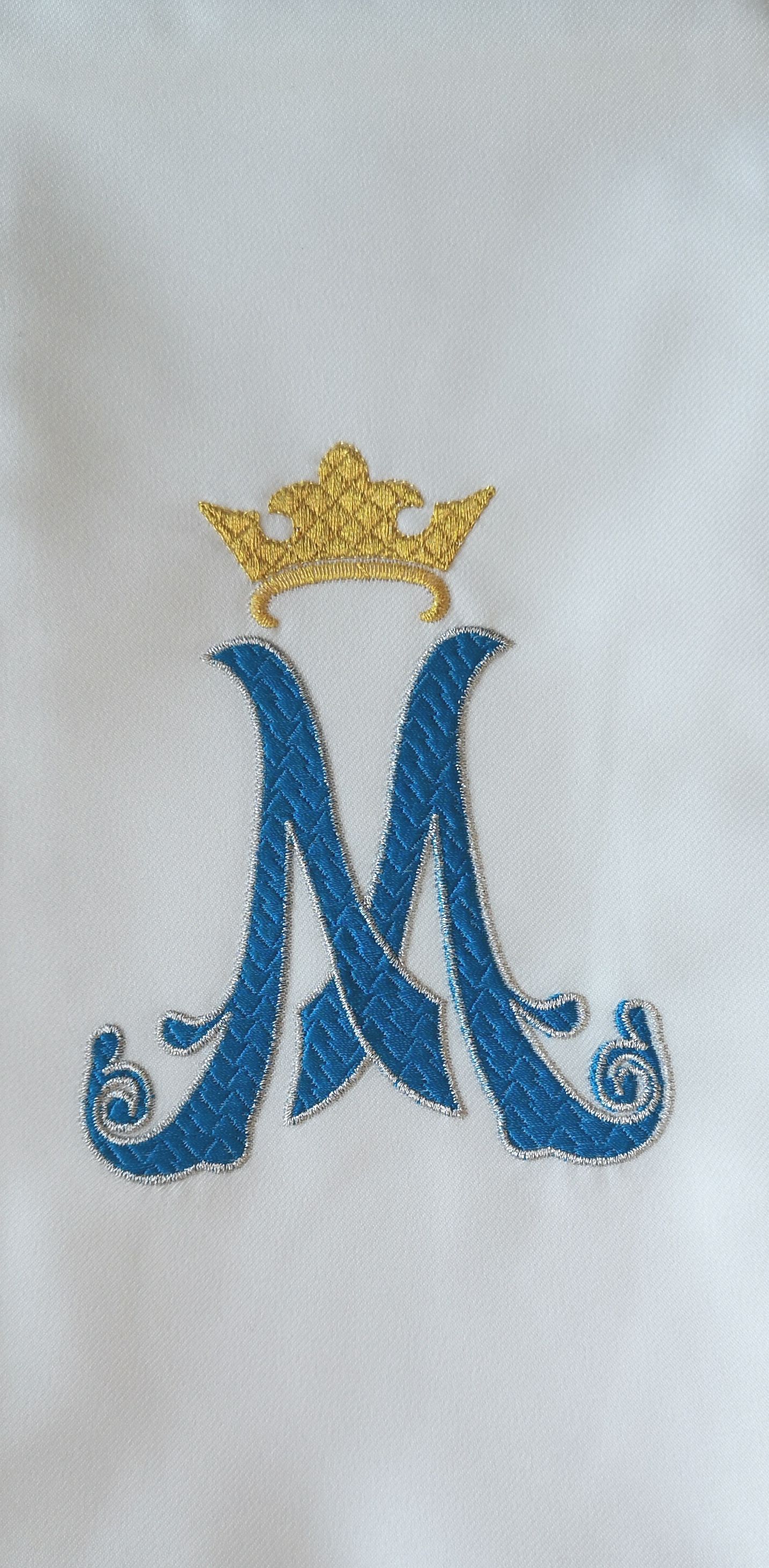 Stuła haftowana Matka Boża Fatimska - zdjęcie 4 - Stuła haftowana Matka Boża Fatimska