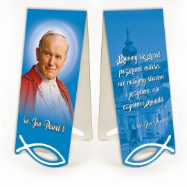 Zakładka Św. Jan Paweł II - Zakładki religijne do książek - Nowość
