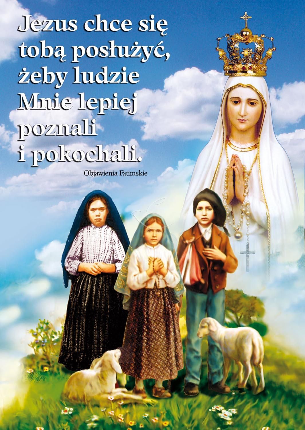Puzzle religijne dla dzieci 40 elementów Objawienia Fatimskie (9)