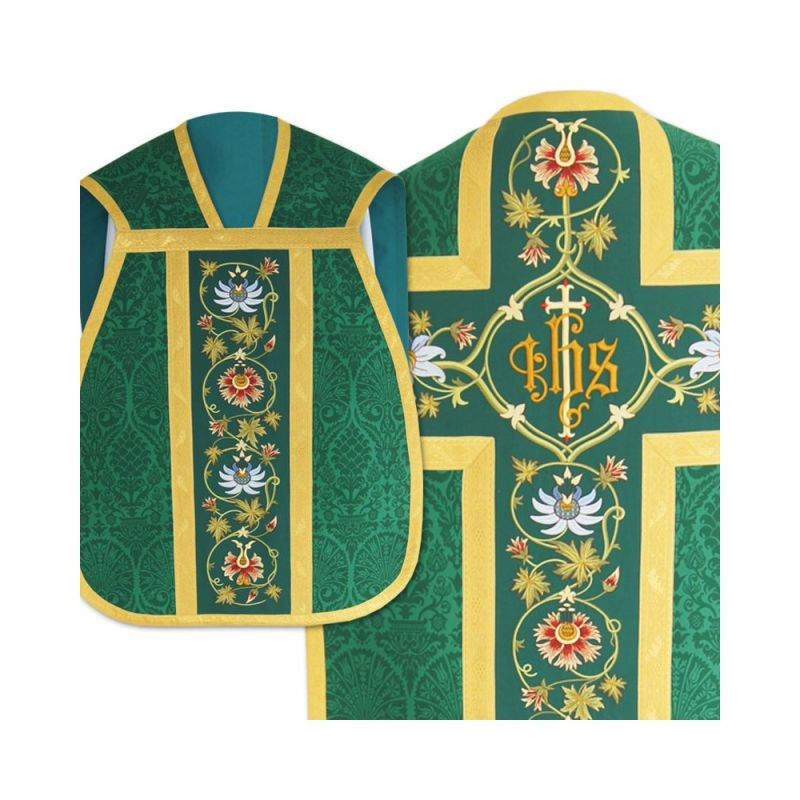 Ornat Rzymski z Manipularzem, Bursą i Welonem na kielich (10) - Ornat Rzymski z Manipularzem, Bursą i Welonem na kielich (10)