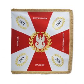 Sztandar haftowany  "Bóg, honor, ojczyzna" - zdjęcie 2 - Sztandar haftowany  "Bóg, honor, ojczyzna"