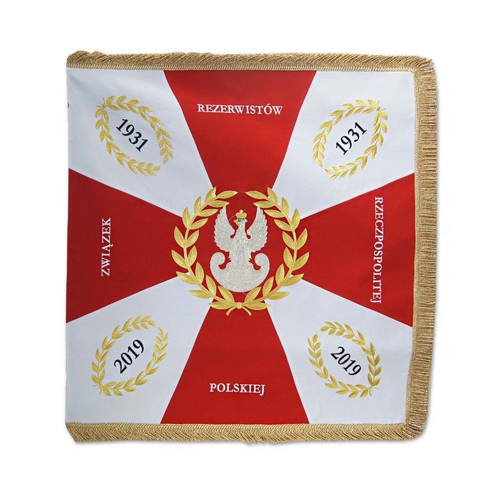 Sztandar haftowany  "Bóg, honor, ojczyzna" - zdjęcie 2 - Sztandar haftowany  "Bóg, honor, ojczyzna"